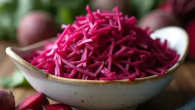Osvěžující salát ze syrové červené řepy se zakysanou smetanou – recept a rady