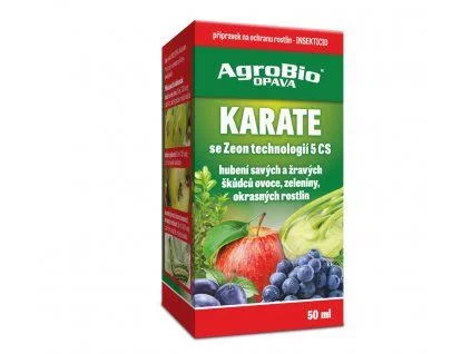 Český insekticid pro jabloně a ovoce v krabici