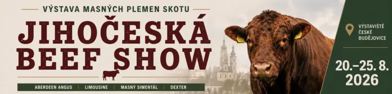 Výstava masných plemen skotu Jihočeská beef show