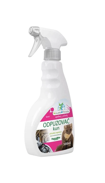 Přírodní odpuzovač kuny v spreji značky AggroBio.