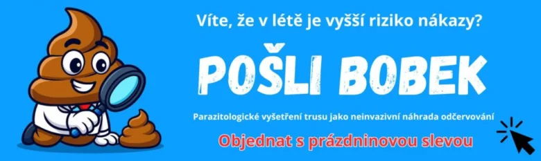 Testování trusu na parazity u psů v létě