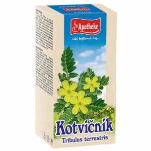 Balíček bylinného extraktu kotvičníku Tribulus terrestris