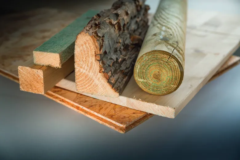 Dřevěné materiály pro stavbu gabionů