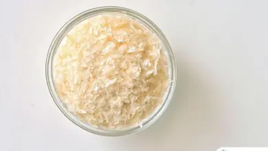 Agar flakes in jar