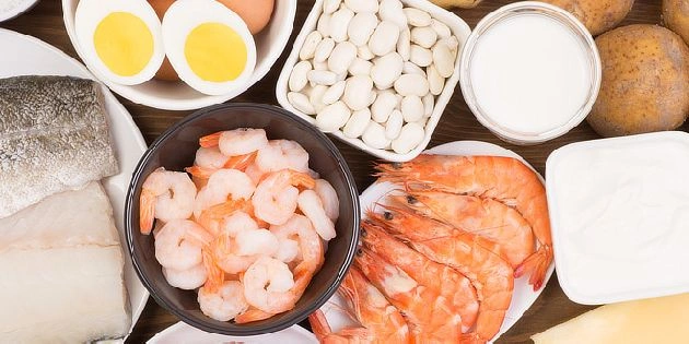 Calcium-rich foods collage